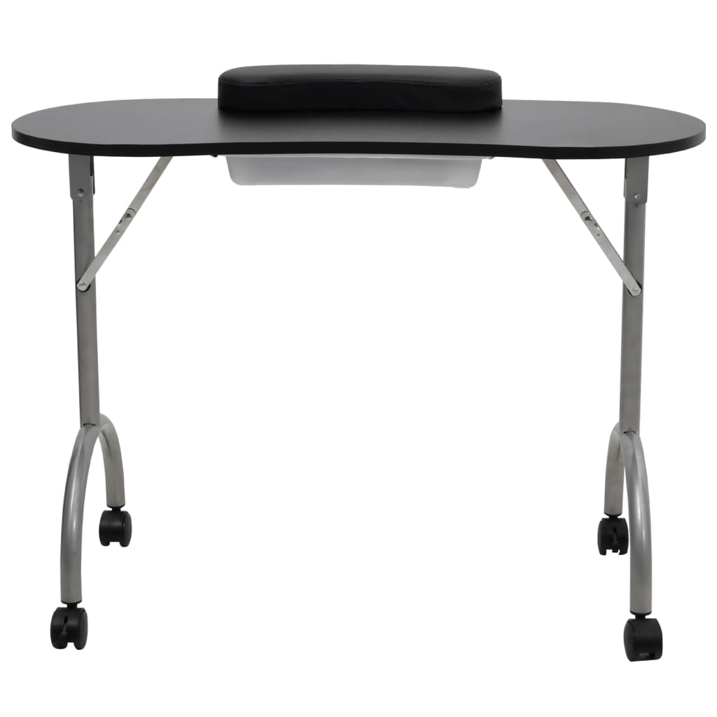 Folding manicure table with wheels Folding manicure table with wheels