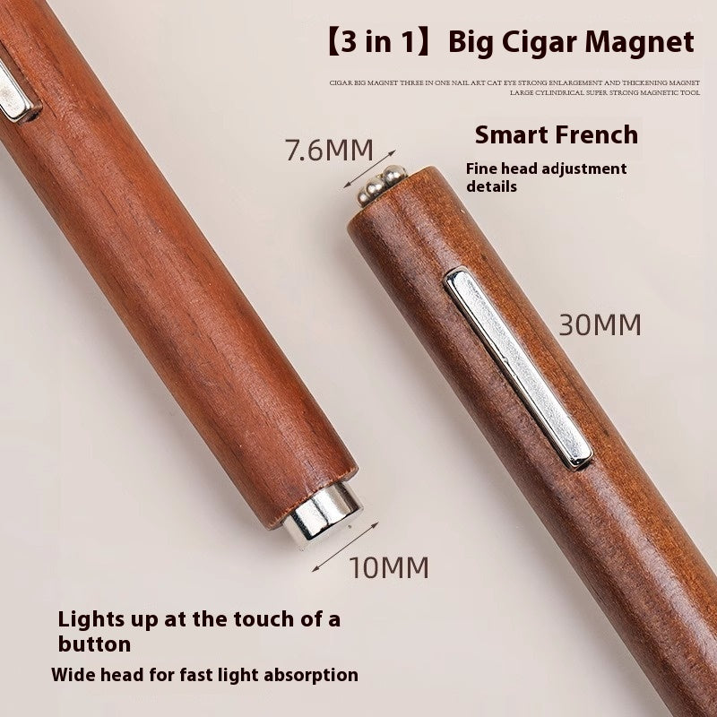 Cigar Large Magnet Three-in-one Manicure Cat's Eye