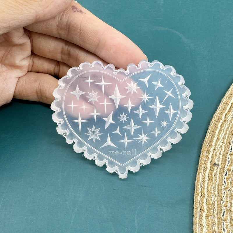 Silicone Non-whitening Flower Cartoon Manicure Mold