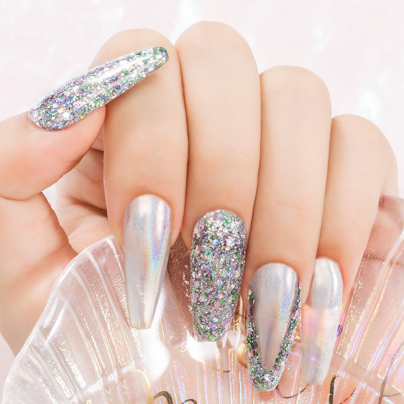 Diamond Glue 5ML Gel Nail Polish Seven-color Sequins UV Glue