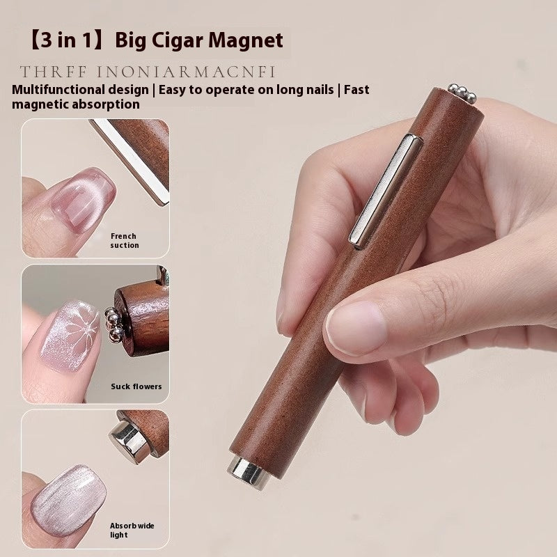 Cigar Large Magnet Three-in-one Manicure Cat's Eye