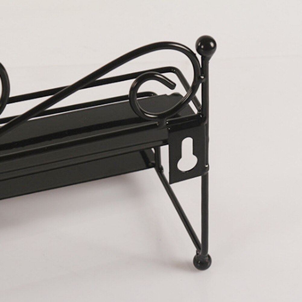 Three-layer Wrought Iron Nail Polish Display Stand