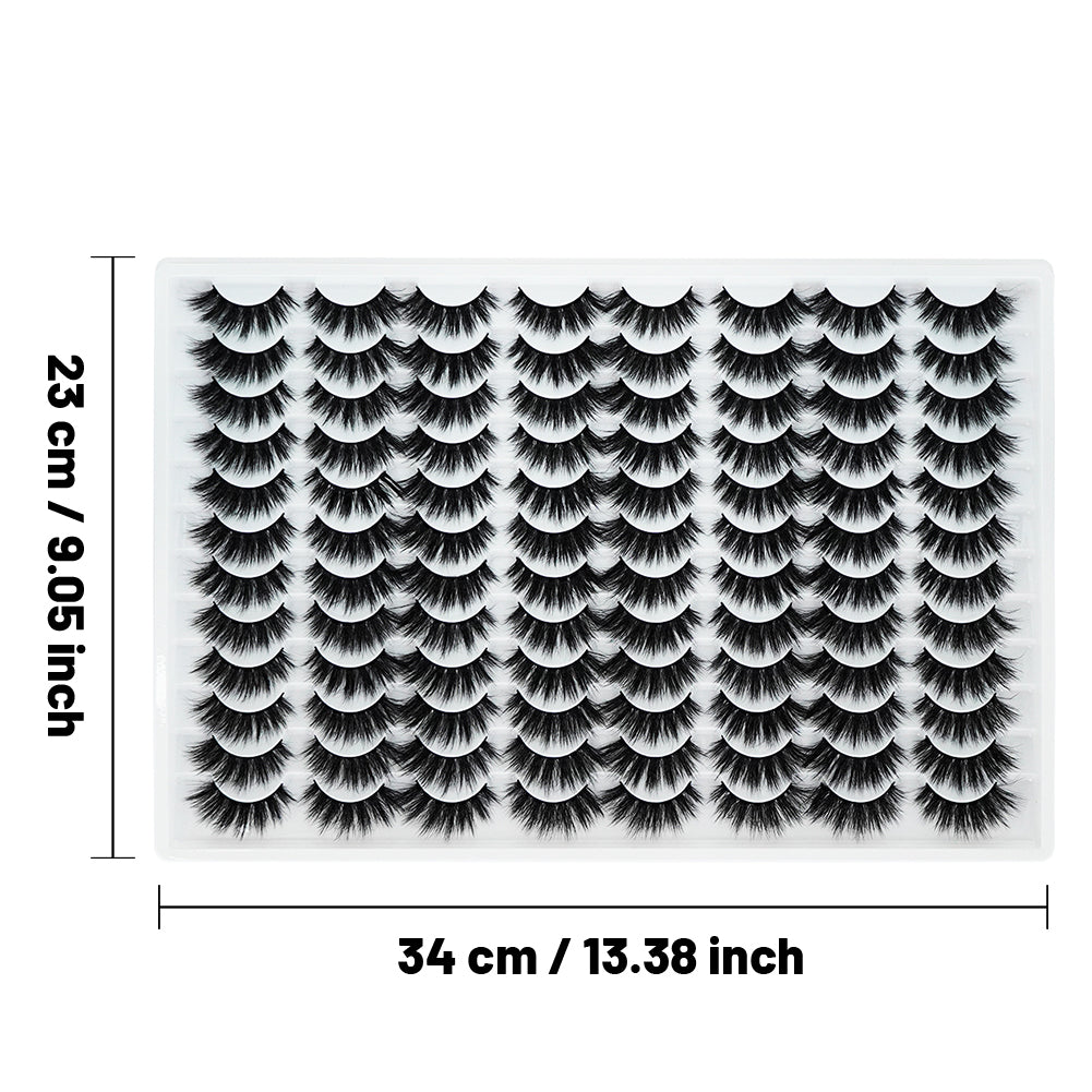 3D False Eyelashes Are Multi-layered, Realistic, Soft And Comfortable