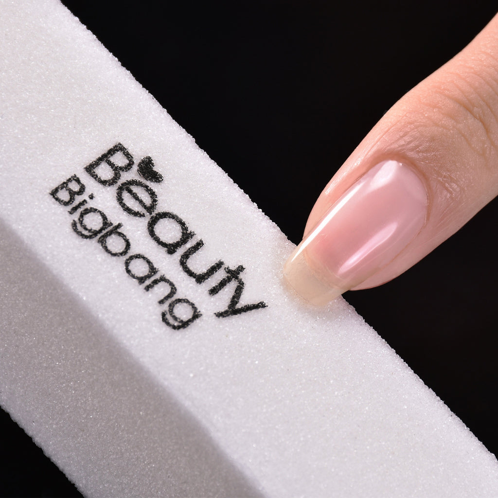 Manicure white tofu block polishing strips
