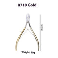 Factory Wholesale Cuticle Nipper Manicure Double Fork Beauty Pliers Barbed Care Tool