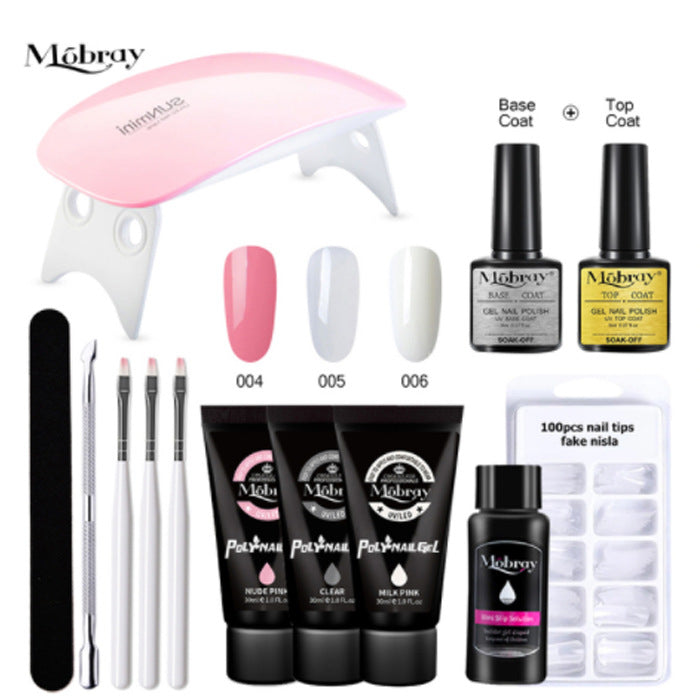 Crystal Extended Glue Suit Manicure Set Suit Tools