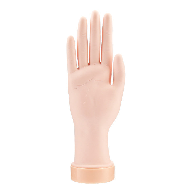 Manicure Tools To Practice Hand Prosthesis Can Be Bent Positioning