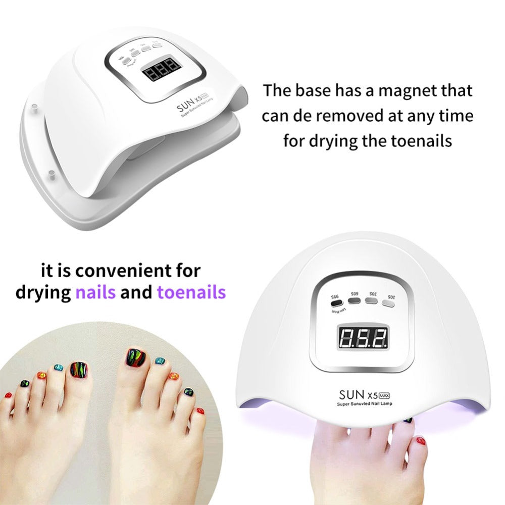 Manicure 120W Phototherapy Machine Intelligent Induction Baking Lamp Dryer