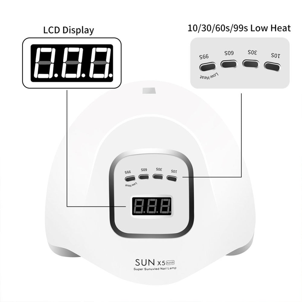 Manicure 120W Phototherapy Machine Intelligent Induction Baking Lamp Dryer