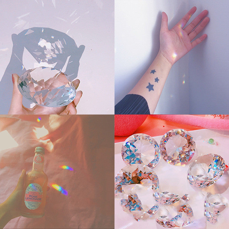 Nail Art Photo Big Diamond Manicure Photo Props Simulation Big Diamond