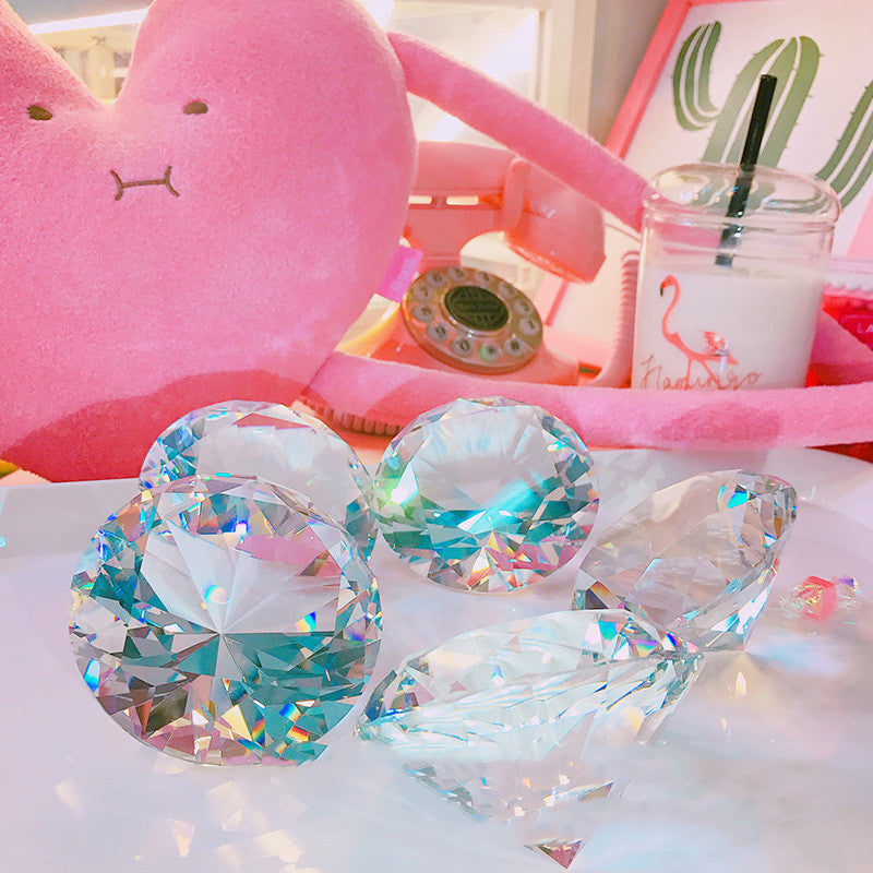 Nail Art Photo Big Diamond Manicure Photo Props Simulation Big Diamond