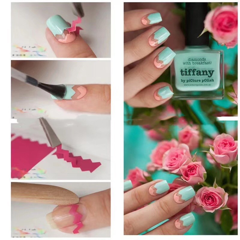 New Manicure French Stickers Smile Stickers