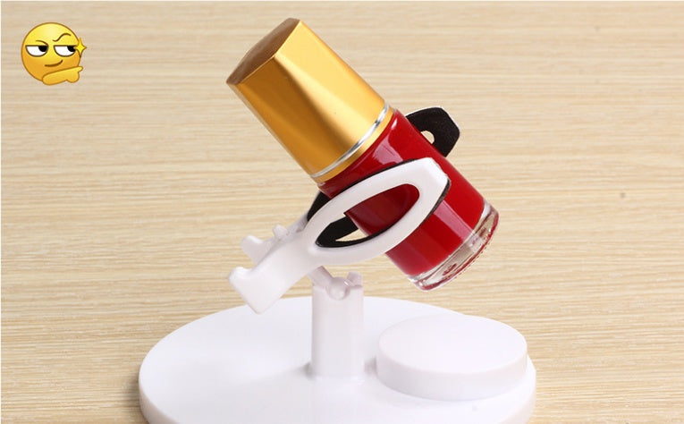 Gel-Bottle-Holder Display Nail-Varnish-Stand Tilt Easy Manicure Hand-Free Clip-Grip