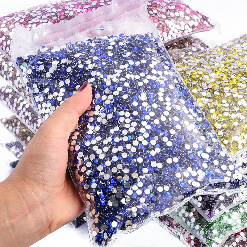 Resin Flat Bottom Manicure Jewelry Plated Bottom Accessories Material