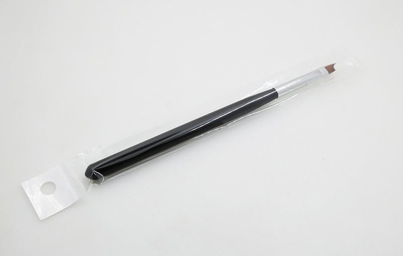 Nail Pen Flower Half Moon French Pen Black Bar Oblique