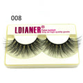 Mink Eyelashes 25mm Wispy Fluffy Fake Lashes