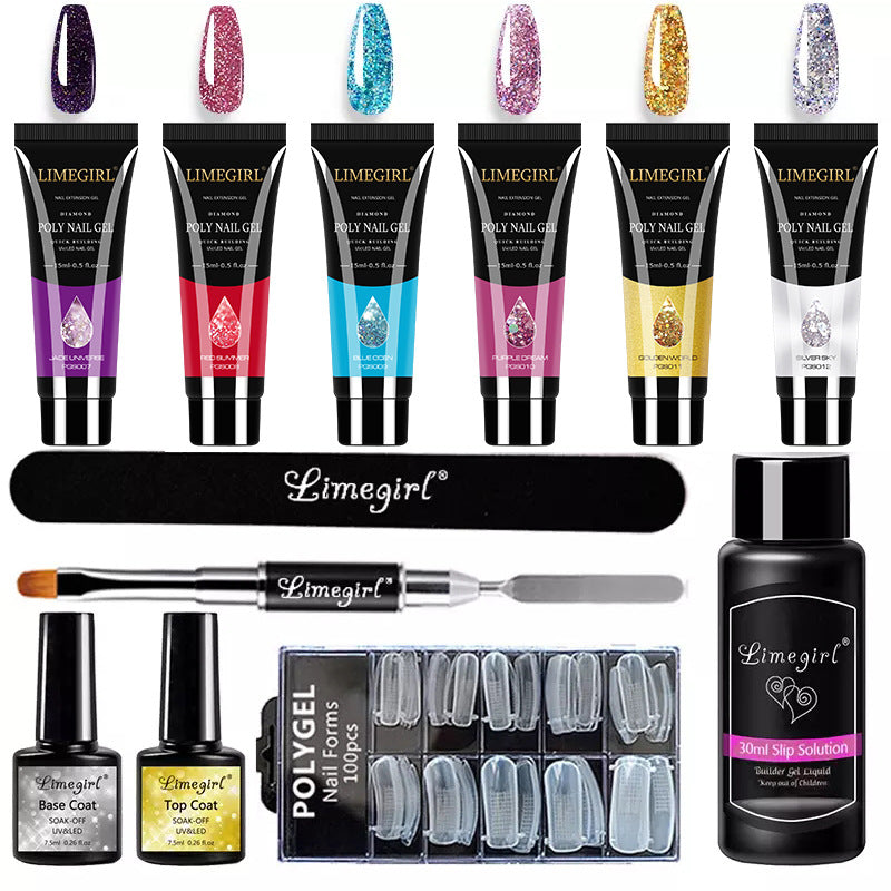Crystal Extended Glue Suit Manicure Set Suit Tools