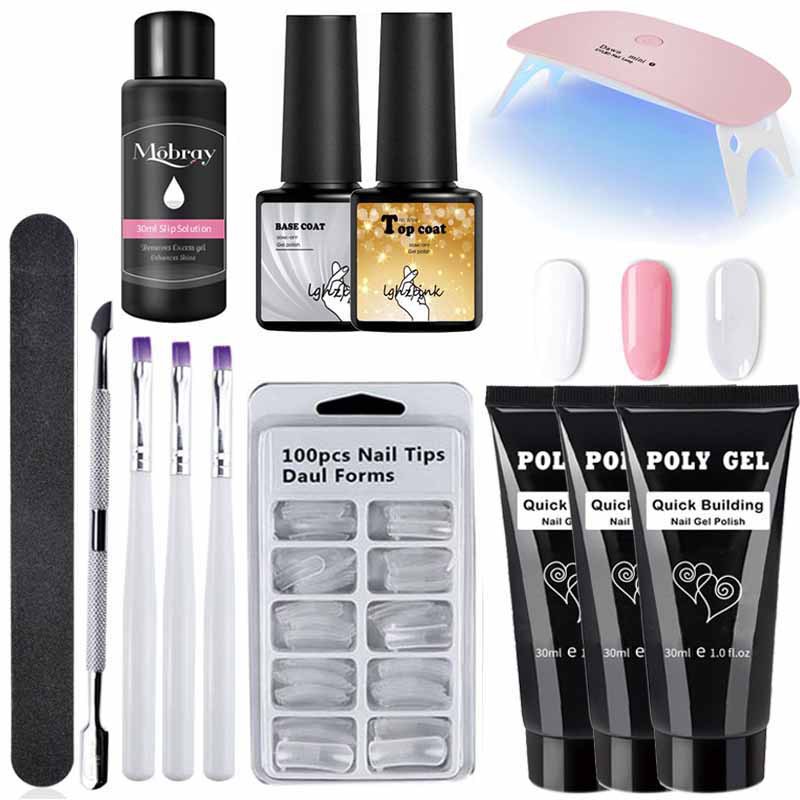 Crystal Extended Glue Suit Manicure Set Suit Tools
