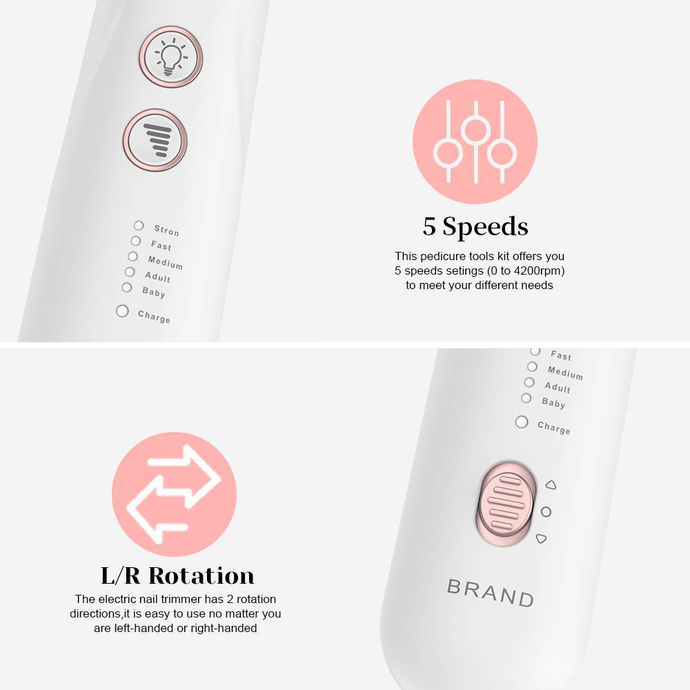 Manicure Sander Kinds Of Grinding Head Small Manicure Instrument Exfoliating Skin Polishing