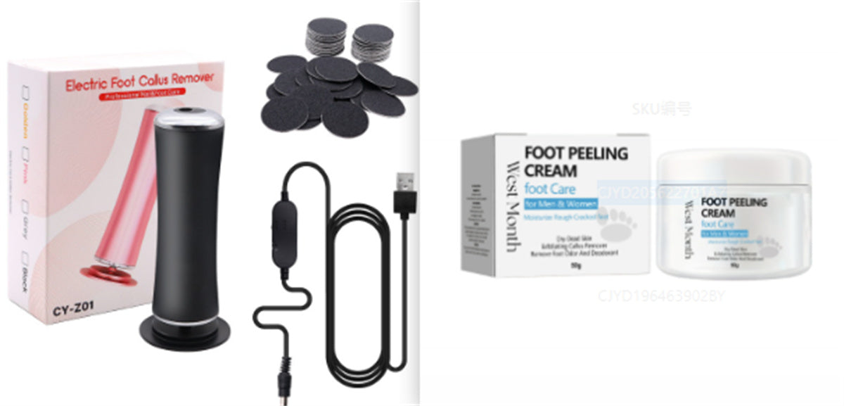 Electric Foot Callus Remover Foot Care File Heels Dead Skin Pedicure Tool Electronic Foot Grinder And Replacement Sandpaper