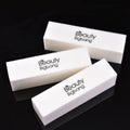 Manicure white tofu block polishing strips