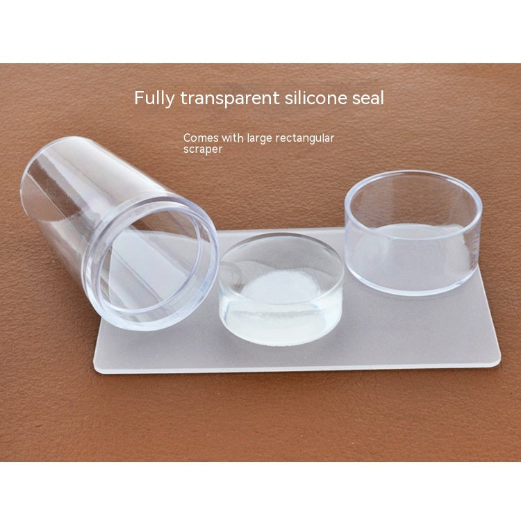 Manicure French Transparent Silicone Stamp