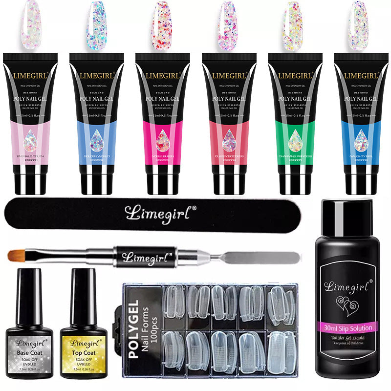 Crystal Extended Glue Suit Manicure Set Suit Tools