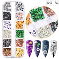 Halloween Manicure Soft Pottery Set Series Trick Or Treat Pumpkin Demon Spider Ghost Ghost