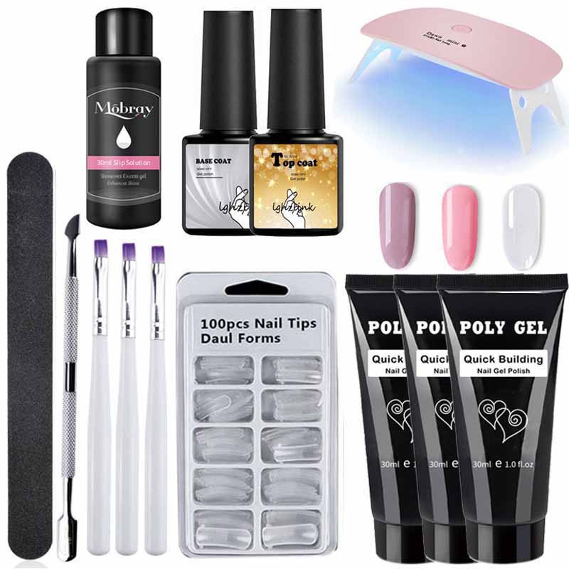 Crystal Extended Glue Suit Manicure Set Suit Tools