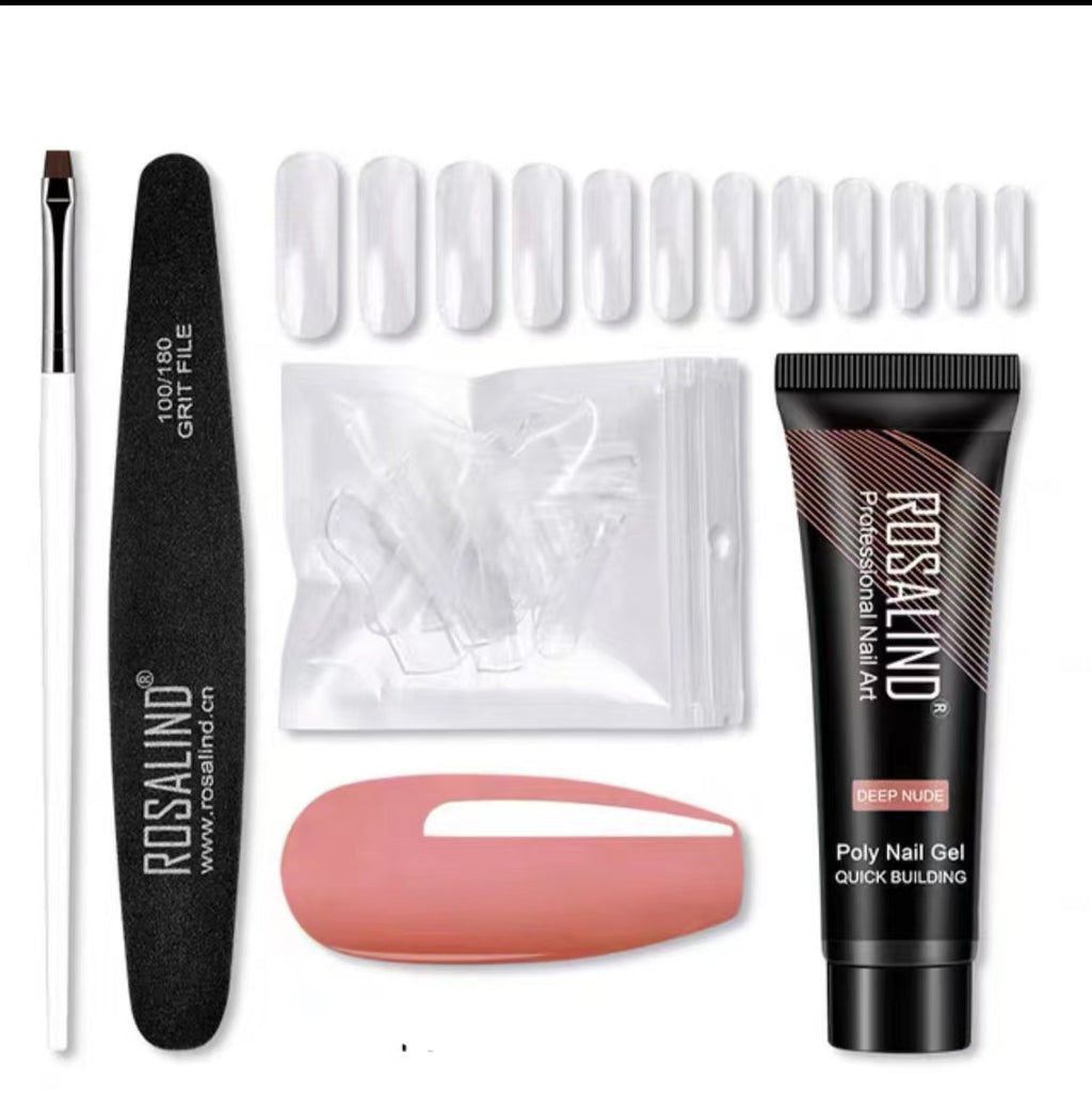 Extension Gel Polish Kit For Manicure Poly Nail Gel Set For