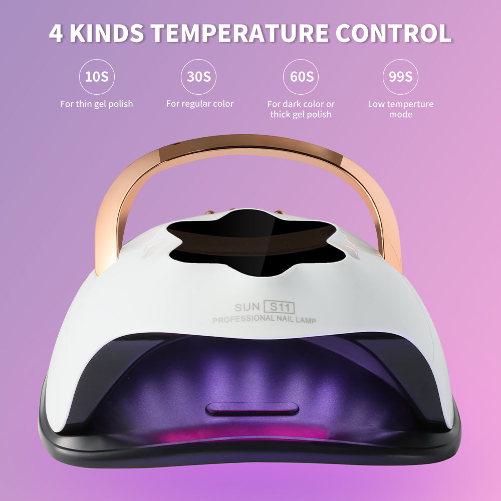 UV LED Nail Lamp, Professional UV Nail Dryer Light For Gel Nails With 57 Beads, Fast Curing Gel Polish Lamp Auto Sensor 4 Timer Setting, Nail Art Drying Tools For Fingernail And Toenail
