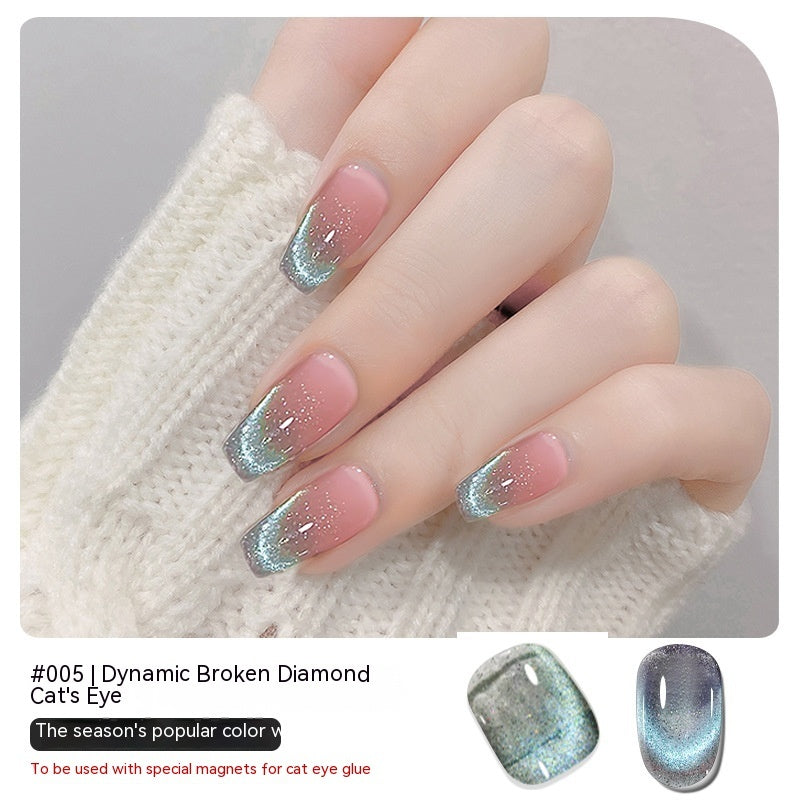 Drill Cat's Eye Nail Polish Glue
