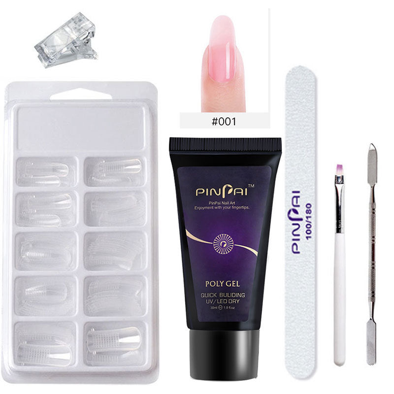 Paper Free Holder Quick Extension Nail Mold Manicure Tool Set