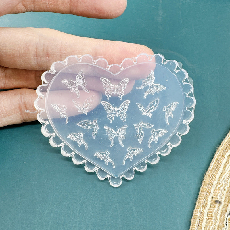 Silicone Non-whitening Flower Cartoon Manicure Mold