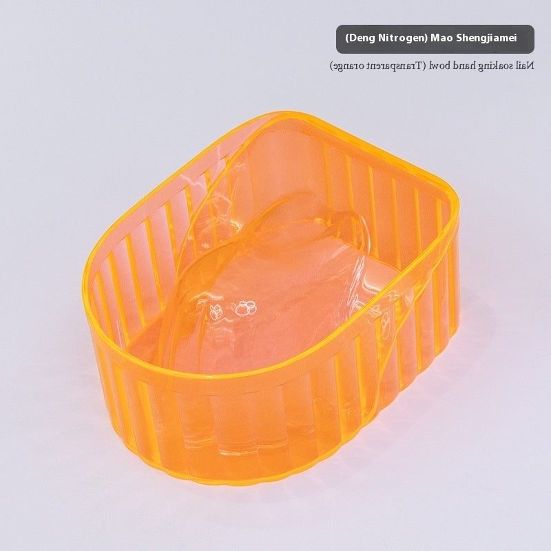 Simple Transparent Manicure Bowl For Nail Polishing