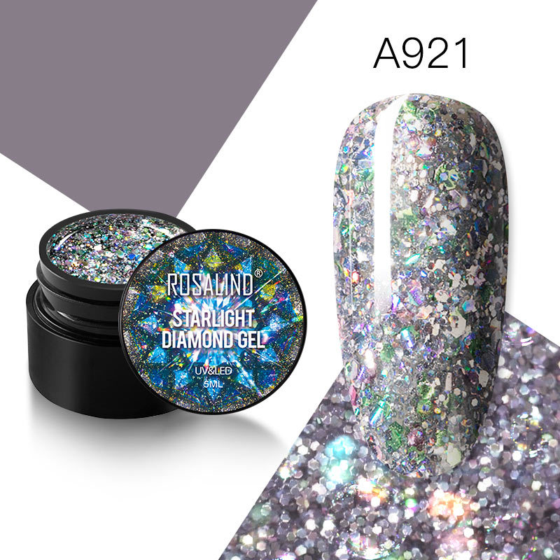 Diamond Glue 5ML Gel Nail Polish Seven-color Sequins UV Glue