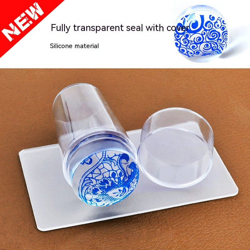 Manicure French Transparent Silicone Stamp