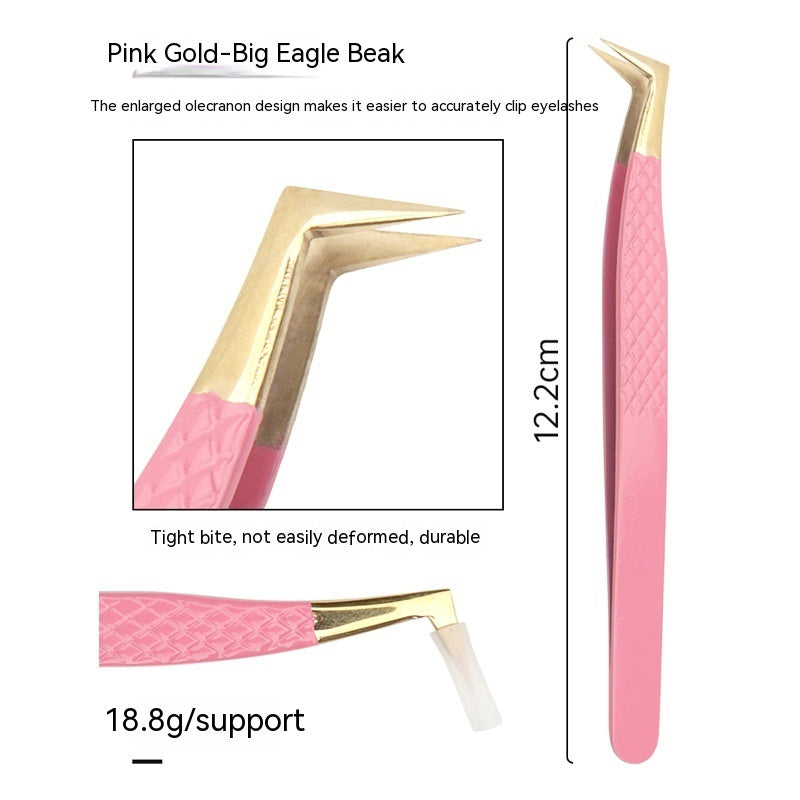 Grafting False Eyelashes Tool Fish Pattern Tweezers