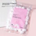 Manicure Implement Cotton For Nail Removing Ball 100 Tablets