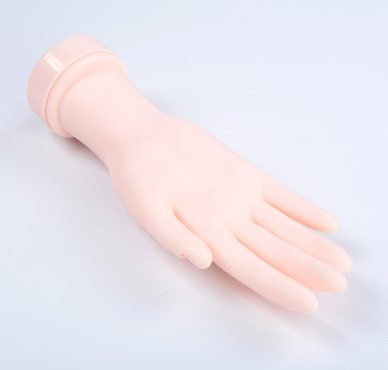 Manicure Tools To Practice Hand Prosthesis Can Be Bent Positioning