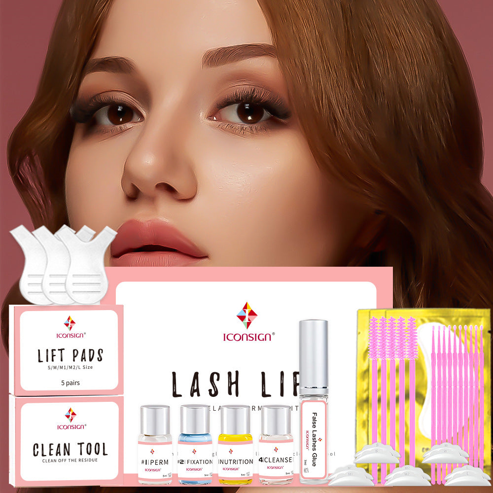 ICONSIGN Eyelash Perming Keratin Kit For Long-lasting Curly Lashes  Easy Eyelash Perming