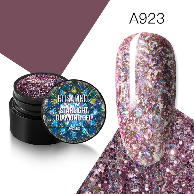 Diamond Glue 5ML Gel Nail Polish Seven-color Sequins UV Glue