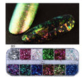 Hexagon Holographic Paillette Nail Art Decoration Manicure