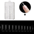 100 Pieces Of Nails In A Box Full And Half Stickers Long And Short Models