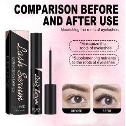 EELHOE Mascara, Gently Moisturizes Thick And Long Lashes With Natural Curling Eyelash
