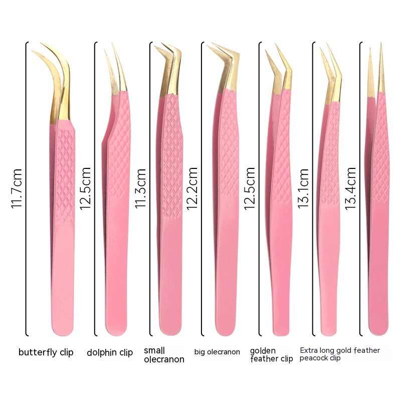 Grafting False Eyelashes Tool Fish Pattern Tweezers