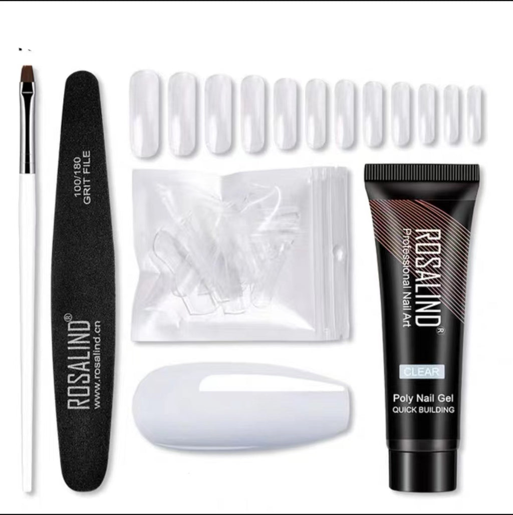Extension Gel Polish Kit For Manicure Poly Nail Gel Set For