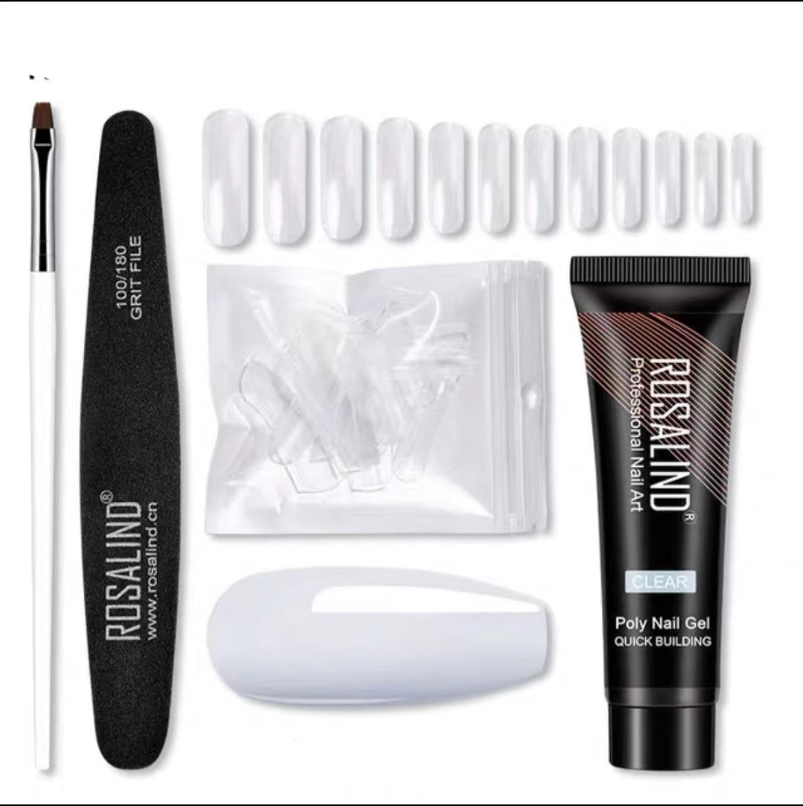 Extension Gel Polish Kit For Manicure Poly Nail Gel Set For