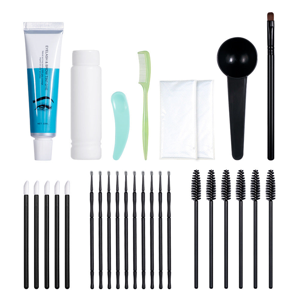 Eyebrow Eyelashes Ran Color Paste Suit