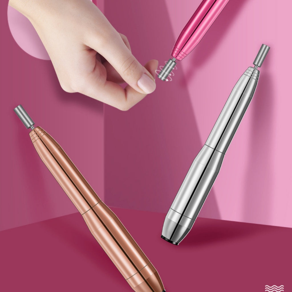 Aluminum Alloy Electric Nail Polish Nail Piercing Device